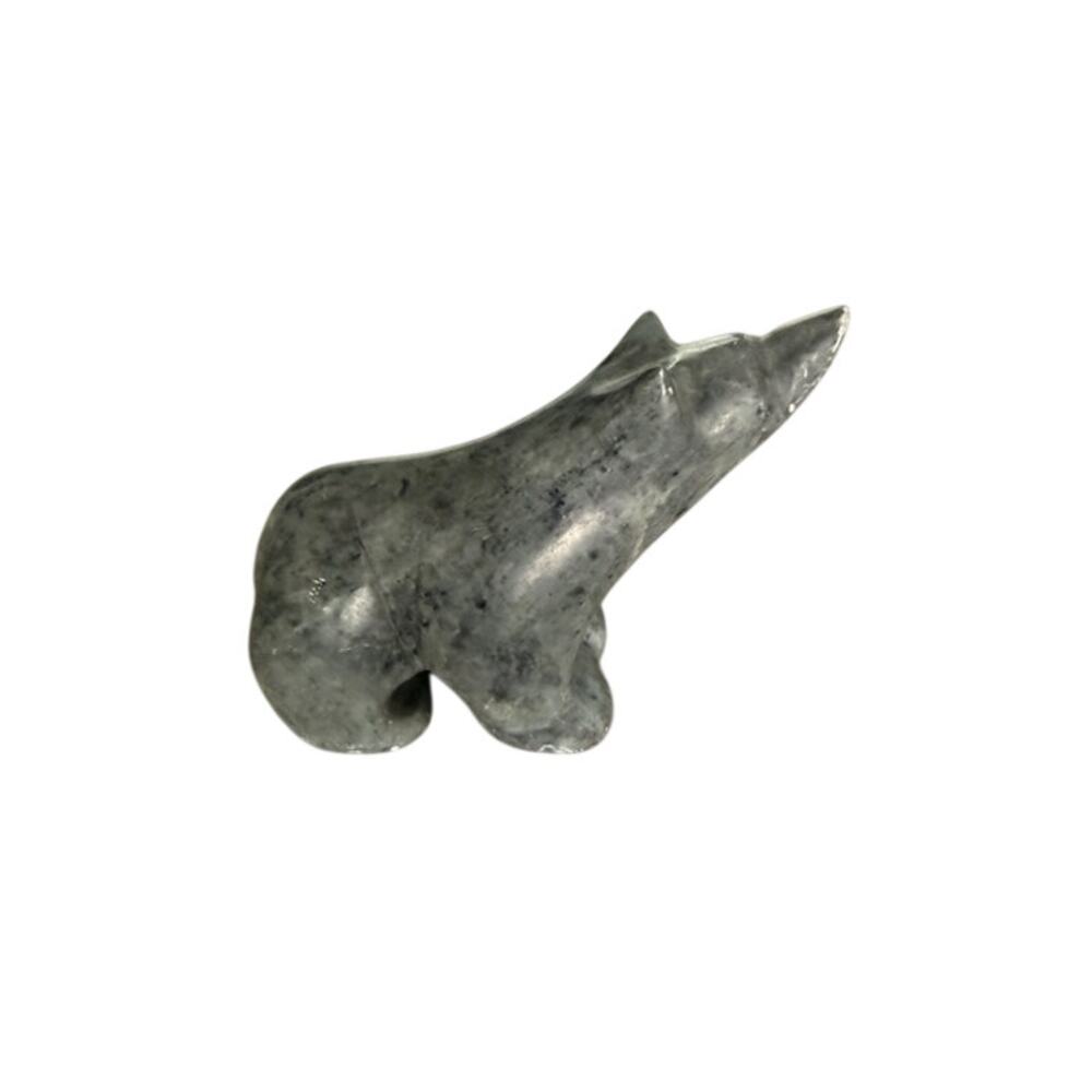 VTG Ross Parkinson Carved Soapstone Bear Sculpture Art